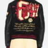 AC Milan Off White Varsity Jacket