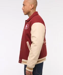 Abercrombie 49ers Varsity Bomber Jacket