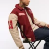 Abercrombie Fitch San Francisco 49ers Varsity Bomber Jacket