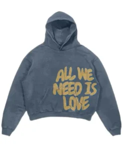 All We Need Is Love Hoodie Blue