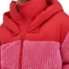 Angie Katsanevas Pink Puffer Jacket