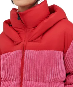 Angie Katsanevas Pink Puffer Jacket