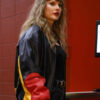 Arrowhead Stadium Chiefs vs Buccaneers Game Taylor Swift Chiefs Leather Jacket