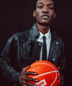 BRABUS x Jeff Hamilton Black Leather Jacket