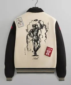 Batman Kith Joker Wool Coaches Varsity Jacket