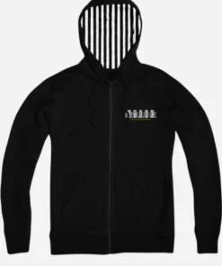 Beetlejuice Its Showtime Striped Hoodie