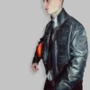 Black Leather BRABUS x Jeff Hamilton Jacket