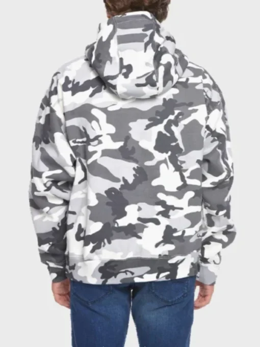 Camo White Hoodie