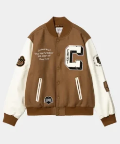 Carhartt WIP Brown Duck Bomber Jacket