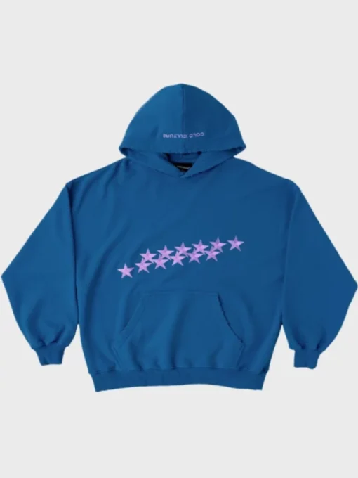 Cold Culture Stars Pullover Hoodie Blue