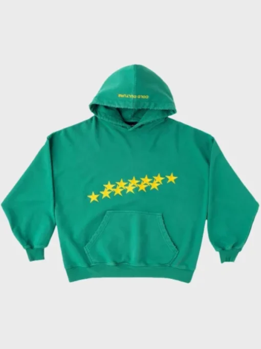 Cold Culture Stars Pullover Hoodie Green