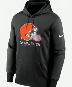 Crucial Catch Cleveland Browns Hoodie Front