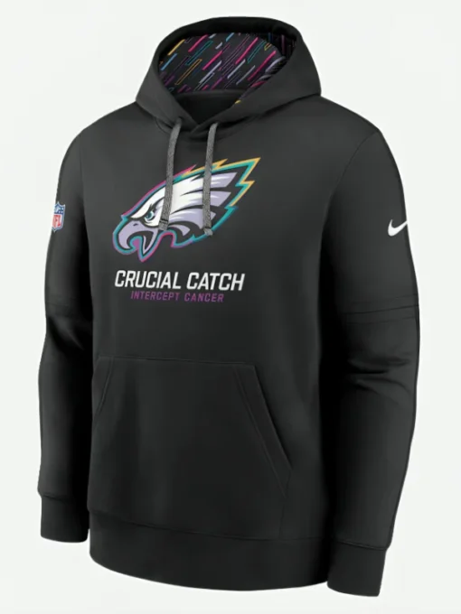 Crucial Catch Philadelphia Eagles Hoodie Front