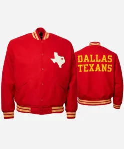 Dallas Texans Red Varsity Jacket