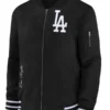 Dave Roberts Los Angeles Dodgers Black Bomber Jacket