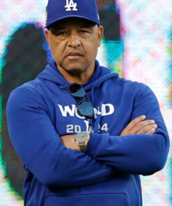 Dave Roberts World LA Series Blue Hoodie