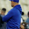 Dave Roberts World LA Series Blue Hoodie Back