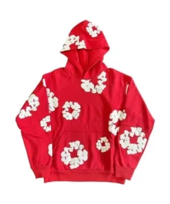Denim Tears x Offset Wreath Red Hoodie