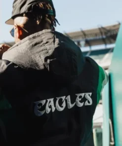 Eagles Black Starter Jacket