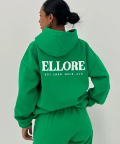 Ellore Green Hoodie