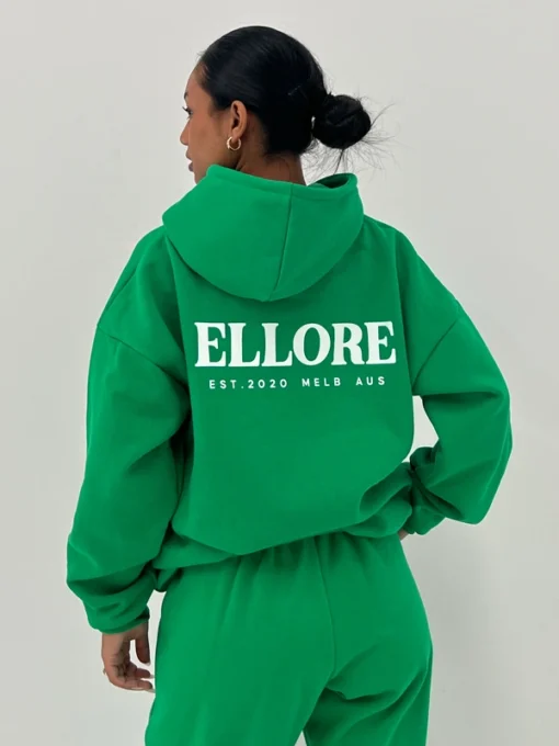 Ellore Green Hoodie