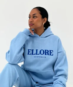Ellore Sky Blue Hoodie