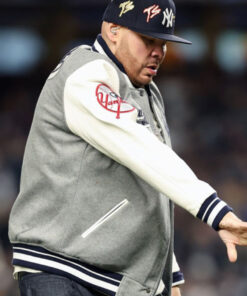 Fat Joe Yankees Wool Grey Jacket