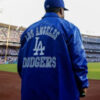 Game 2 Dodgers Yankees World Series Ice Cube Los Angeles Dodgers Blue Jacket