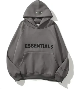 Grey Essentials Hoodie