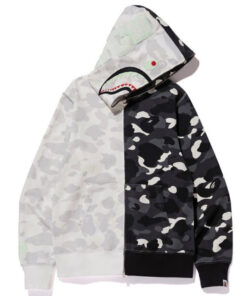 Half Shark Camo BAPE Hoodie