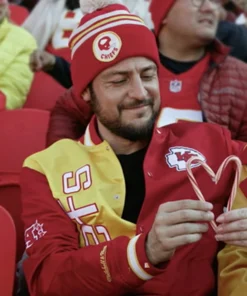 Holiday Touchdown A Chiefs Love Story Derric Chiefs Bomber Jacket