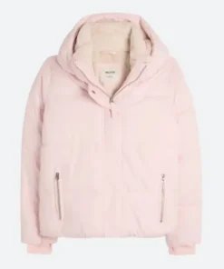 Hollister Pink Puffer Jacket