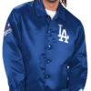 Ice Cube LA Dodgers Bomber Blue Jacket