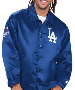 Ice Cube LA Dodgers Bomber Blue Jacket