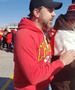 Jason Sudeikis Chiefs Pullover Hoodie Red