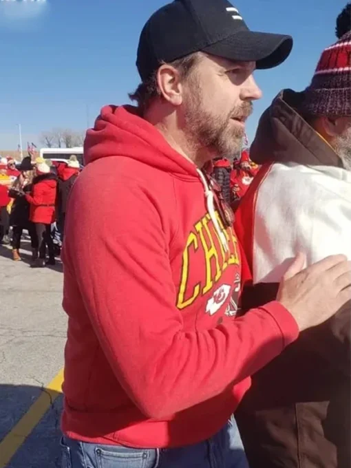 Jason Sudeikis Chiefs Pullover Hoodie Red