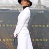 Jennifer Lopez White Trench Coat