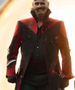 Jim Carrey Sonic The Hedgehog 3 Dr. Robotnik Red And Black Coat