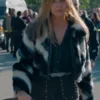 Kaitlin Olson Black White Jacquard Jacket