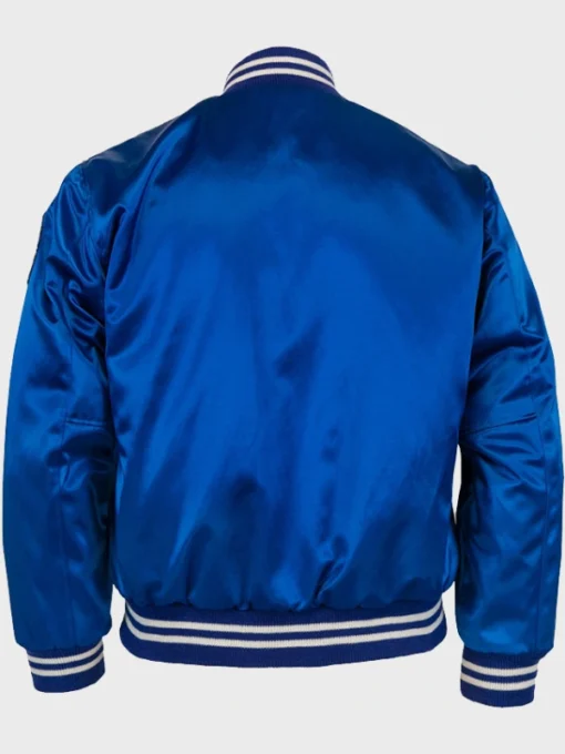 Kansas City Royals Full Snap Varsity Satin Jacket