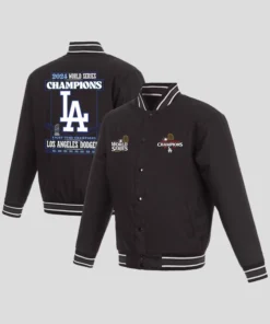 LA Dodgers 8 Time World Series Champions Poly Twill Jacket