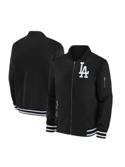 Los Angeles Dodgers Bomber Black Jacket