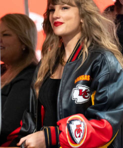 MNF Game Swift Chiefs Leather Jacket