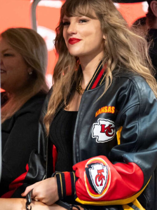 MNF Game Swift Chiefs Leather Jacket