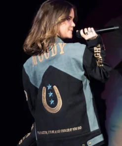 Maren Morris Moody Center Black And Blue Jacket