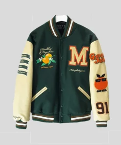 Midnight Organic Varsity Jacket Larry June