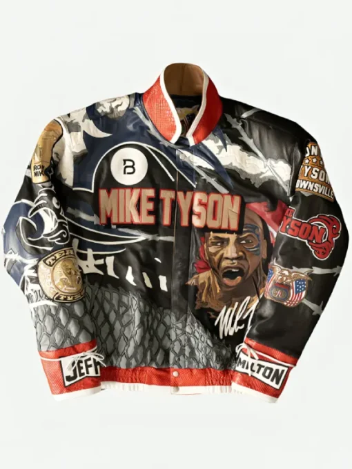 Mike Tyson vs Jake Paul Fight Iron Mike Leather Jacket