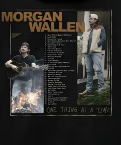 Morgan Wallen One Thing At A Time Hoodie Detailing