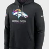 NFL 2024 Denver Broncos Nike Black Crucial Catch Club Pullover Hoodie