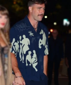 New York SoHo Double Date Night Travis Kelce Printed Shirt